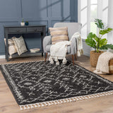 Hauteloom Thetford THET Charcoal Machine Made Polypropylene Rug