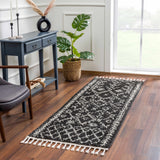 Hauteloom Thetford THET Charcoal Machine Made Polypropylene Rug