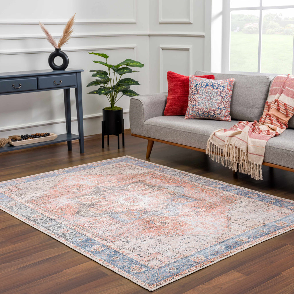Hauteloom Rosman ROSM Black Machine Made Chenille-Polyester Rug