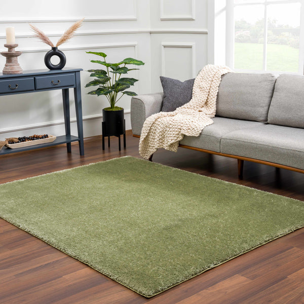 Hauteloom Heavenly HVL6207 Green Machine Made Polyester Rug