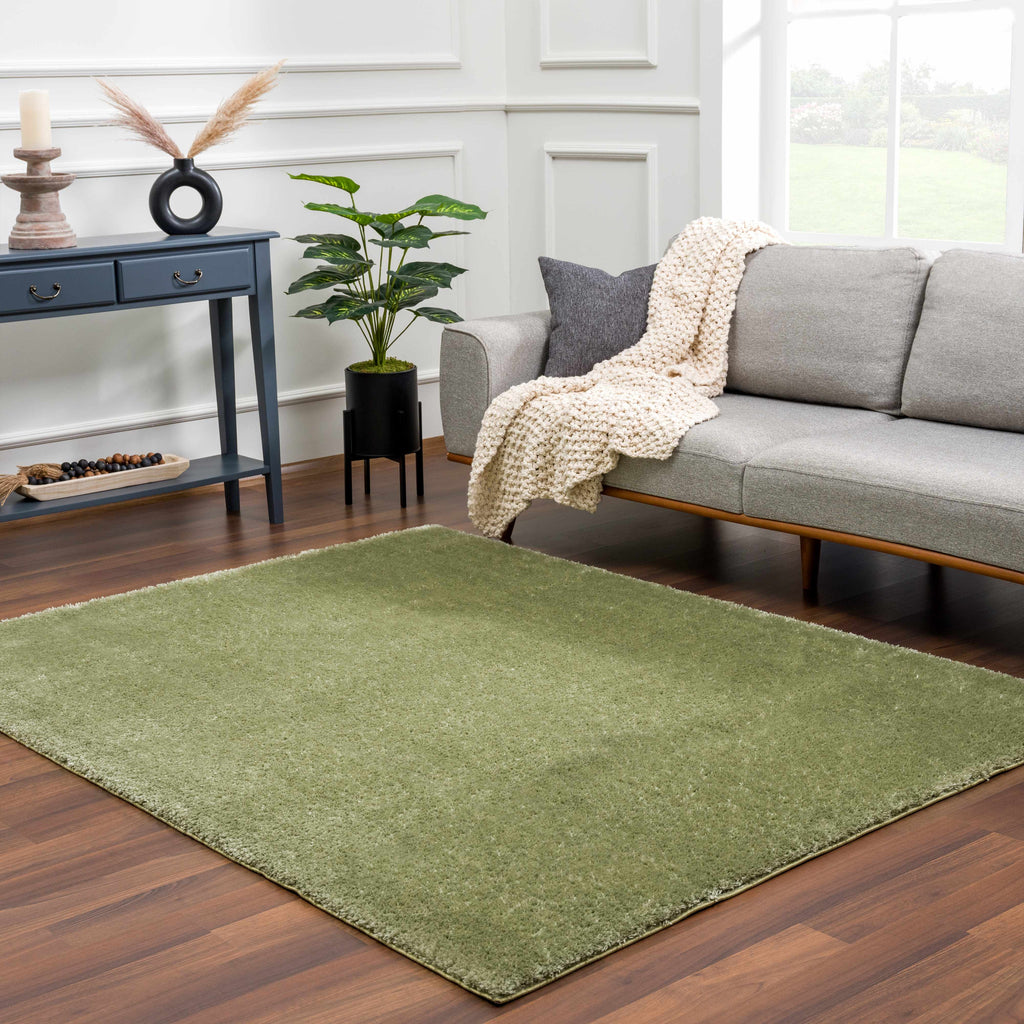 Hauteloom Heavenly HVL6207 Green Machine Made Polyester Rug