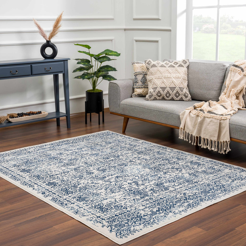 Hauteloom Chopwell CHOPW White Machine Made Polypropylene Rug