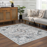 Hauteloom Liverpool LVP4117 Charcoal Machine Made Polypropylene Rug