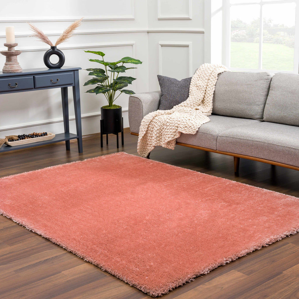 Hauteloom Heavenly HVL6210 Pink Machine Made Polyester Rug