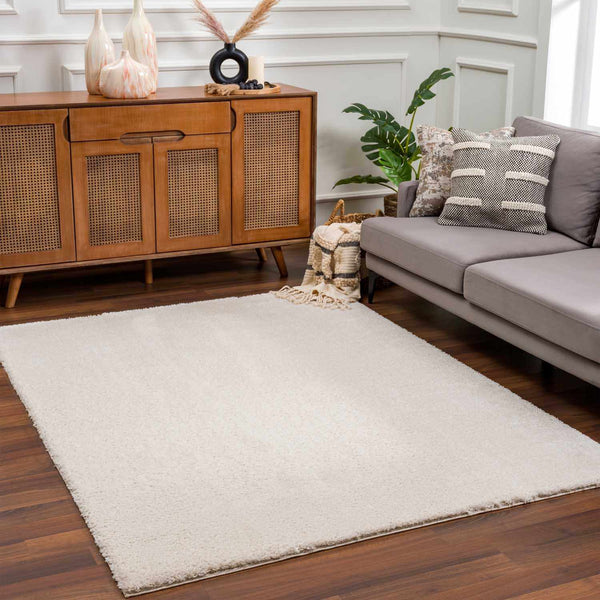 Hauteloom Heavenly HVL6200 Beige Machine Made Polyester Rug