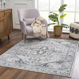Hauteloom Liverpool LVP4117 Charcoal Machine Made Polypropylene Rug