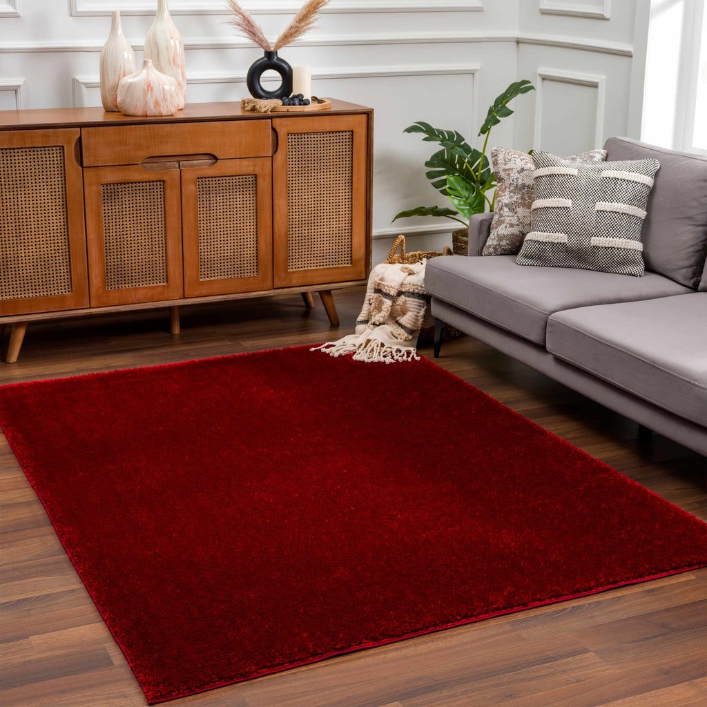 Hauteloom Heavenly HVL6211 Red Machine Made Polyester Rug