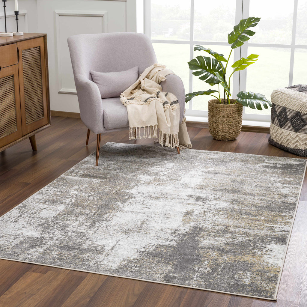 Hauteloom Liverpool LVP4104 Light Gray Machine Made Rug