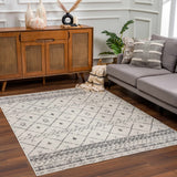 Hauteloom Newville NEWV White Machine Made Polypropylene Rug