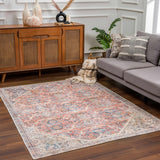 Hauteloom Konstantina HGEBKONSTA1 Peach Machine Made Rug