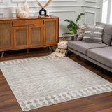 Hauteloom Chinnor CHINN Light Gray Machine Made Polypropylene Rug