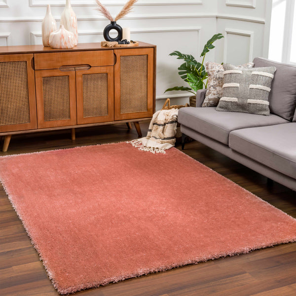Hauteloom Heavenly HVL6210 Pink Machine Made Polyester Rug