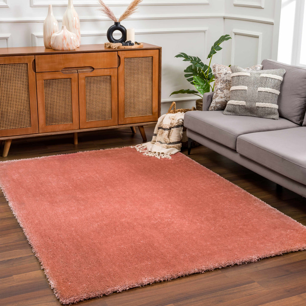 Hauteloom Heavenly HVL6210 Pink Machine Made Polyester Rug