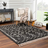 Hauteloom Thetford THET Charcoal Machine Made Polypropylene Rug