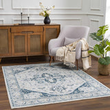 Hauteloom Liverpool LVP4114 Medium Gray Machine Made Polypropylene Rug