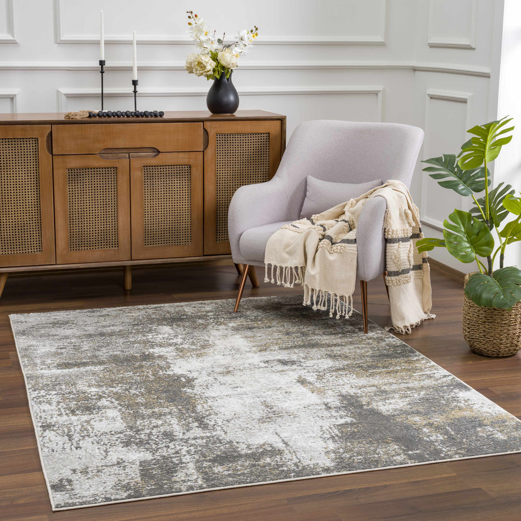Hauteloom Liverpool LVP4104 Light Gray Machine Made Rug
