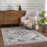 Hauteloom Liverpool LVP4116 Charcoal Machine Made Polypropylene Rug