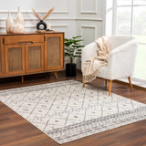 Hauteloom Newville NEWV White Machine Made Polypropylene Rug