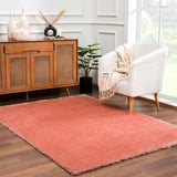 Hauteloom Heavenly HVL6210 Pink Machine Made Polyester Rug