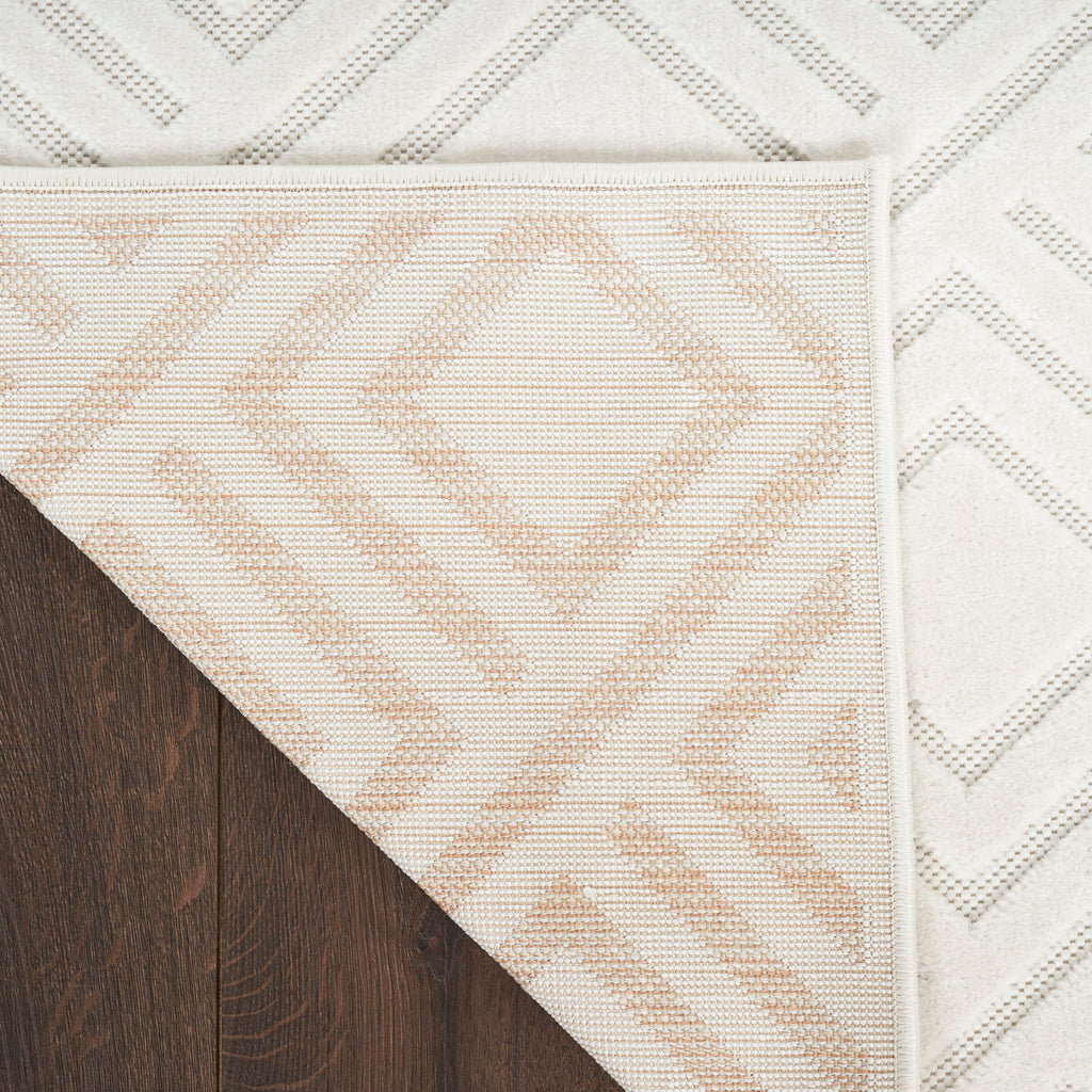 nourison care free caf03 ivory rug