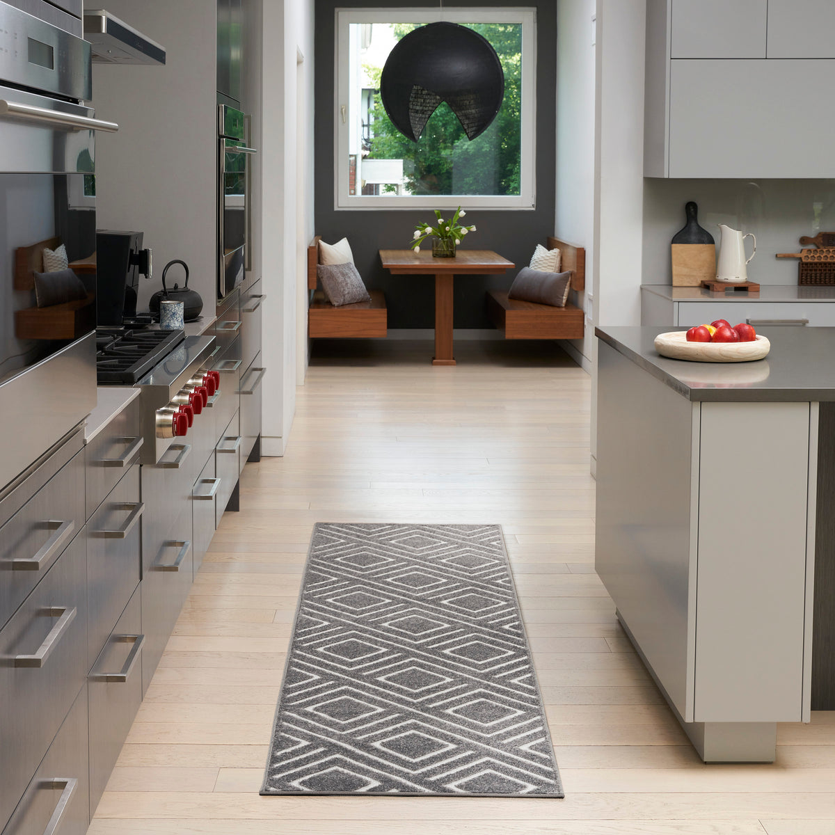 nourison care free caf03 grey rug
