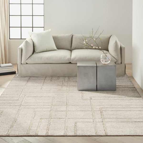 nourison ck045 impressions imp01 silver rug