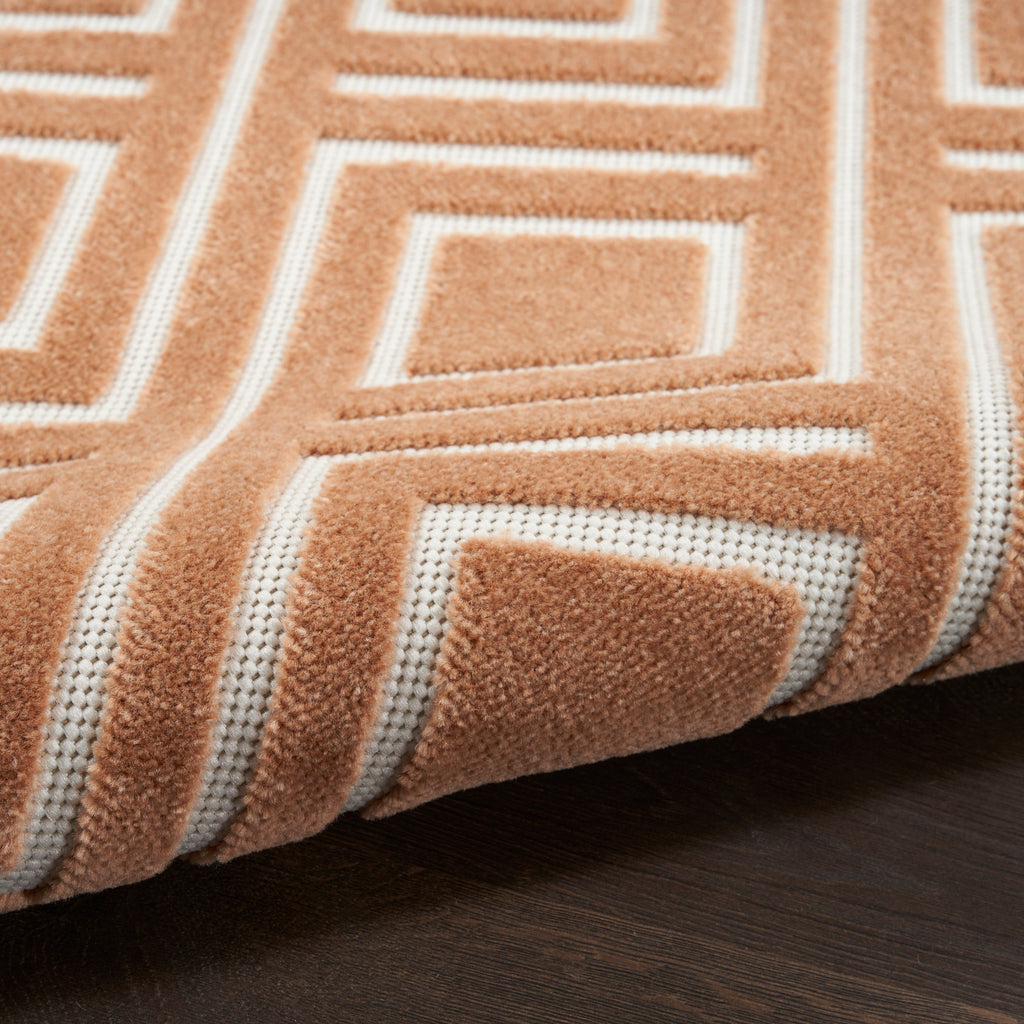 nourison care free caf03 copper rug