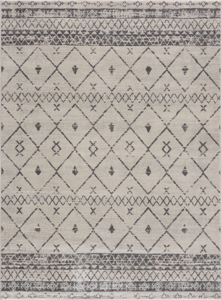 Hauteloom Newville NEWV White Machine Made Polypropylene Rug