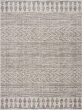 Hauteloom Chinnor CHINN Light Gray Machine Made Polypropylene Rug