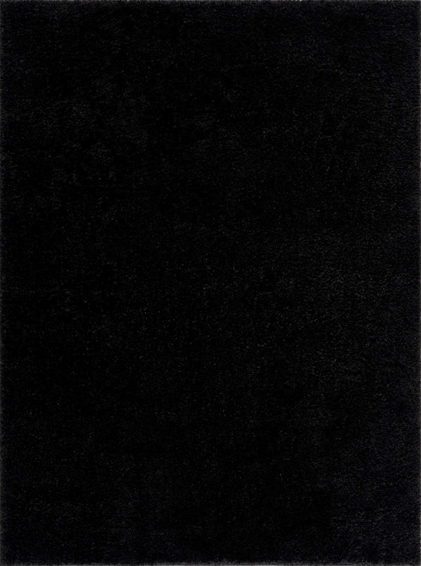 Hauteloom Heavenly HVL6201 Black Machine Made Polyester Rug