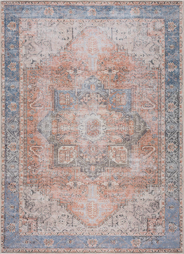 Hauteloom Rosman ROSM Black Machine Made Chenille-Polyester Rug