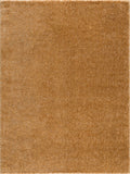Hauteloom Heavenly HVL6212 Dark Gold Machine Made Polyester Rug