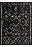 Hauteloom Thetford THET Charcoal Machine Made Polypropylene Rug