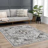 Hauteloom Liverpool LVP4116 Charcoal Machine Made Polypropylene Rug