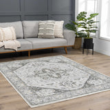 Hauteloom Liverpool LVP4115 Charcoal Machine Made Polypropylene Rug