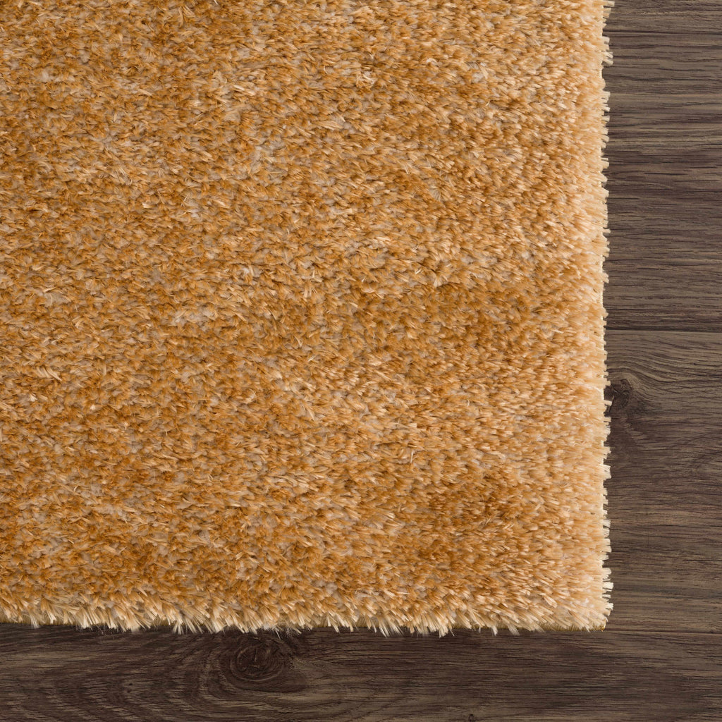 Hauteloom Heavenly HVL6212 Dark Gold Machine Made Polyester Rug
