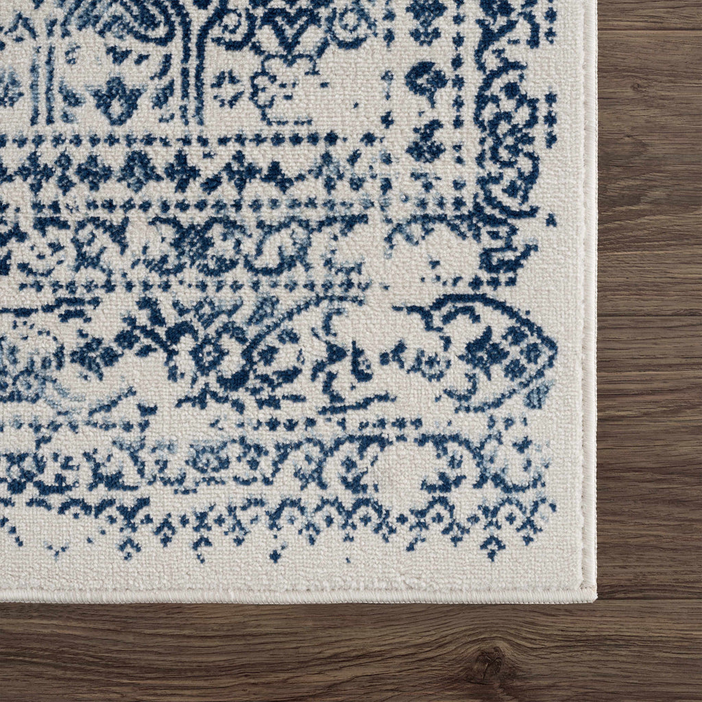 Hauteloom Chopwell CHOPW White Machine Made Polypropylene Rug