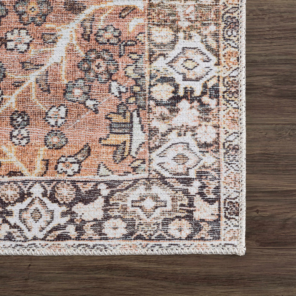 Hauteloom Bian HGEBBIAN8A1 Peach Machine Made Rug