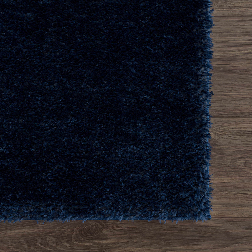 Hauteloom Heavenly HVL6209 Navy Blue Machine Made Polyester Rug