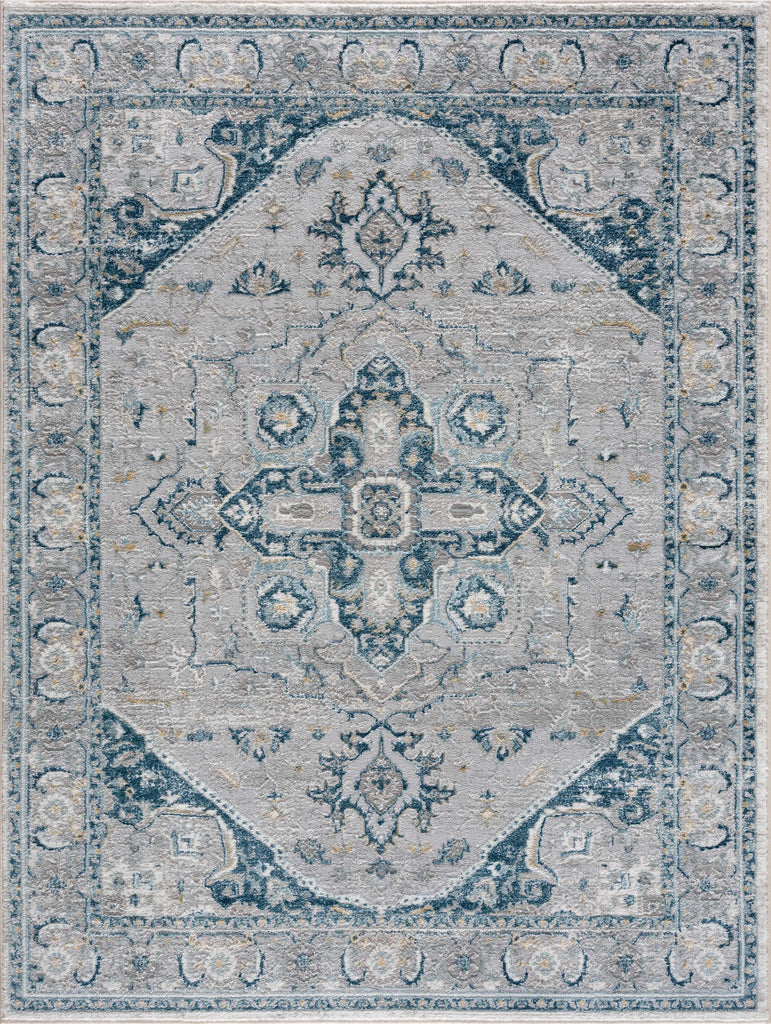 Hauteloom Liverpool LVP4114 Medium Gray Machine Made Polypropylene Rug