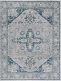 Hauteloom Liverpool LVP4114 Medium Gray Machine Made Polypropylene Rug