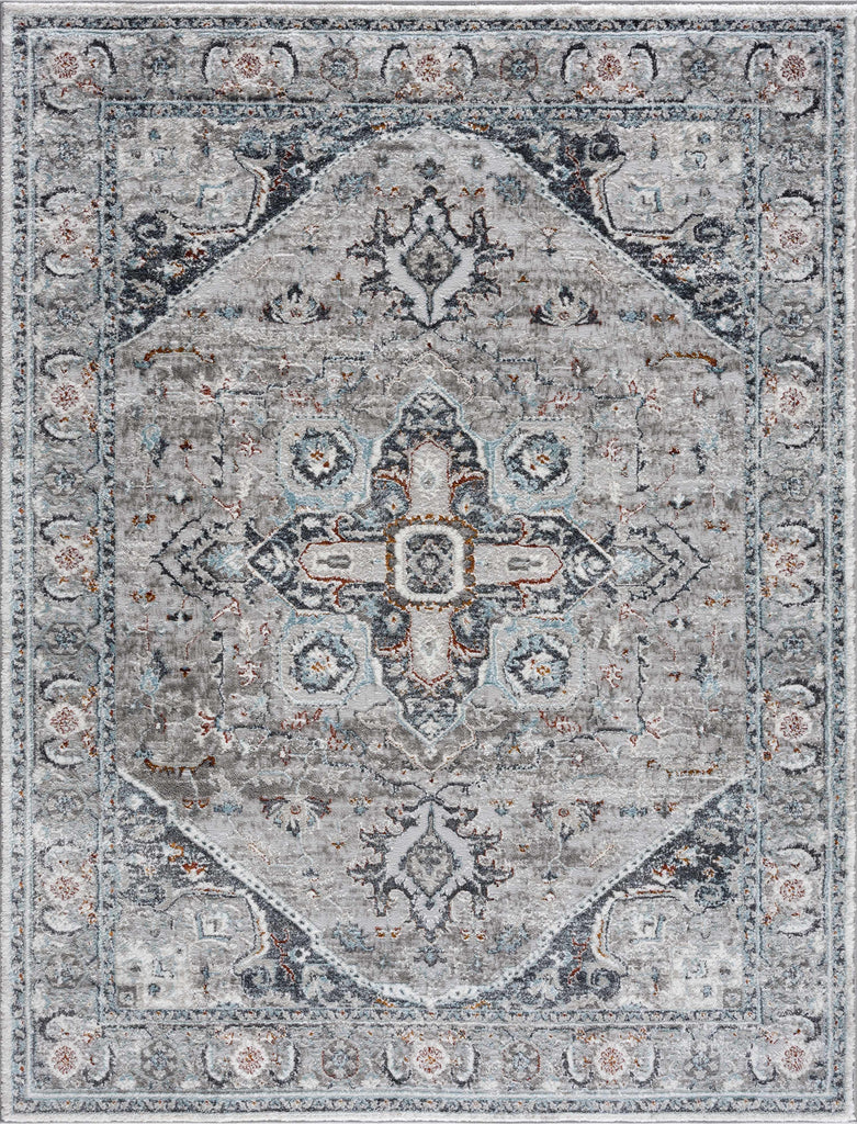 Hauteloom Liverpool LVP4117 Charcoal Machine Made Polypropylene Rug