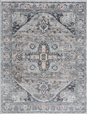 Hauteloom Liverpool LVP4117 Charcoal Machine Made Polypropylene Rug