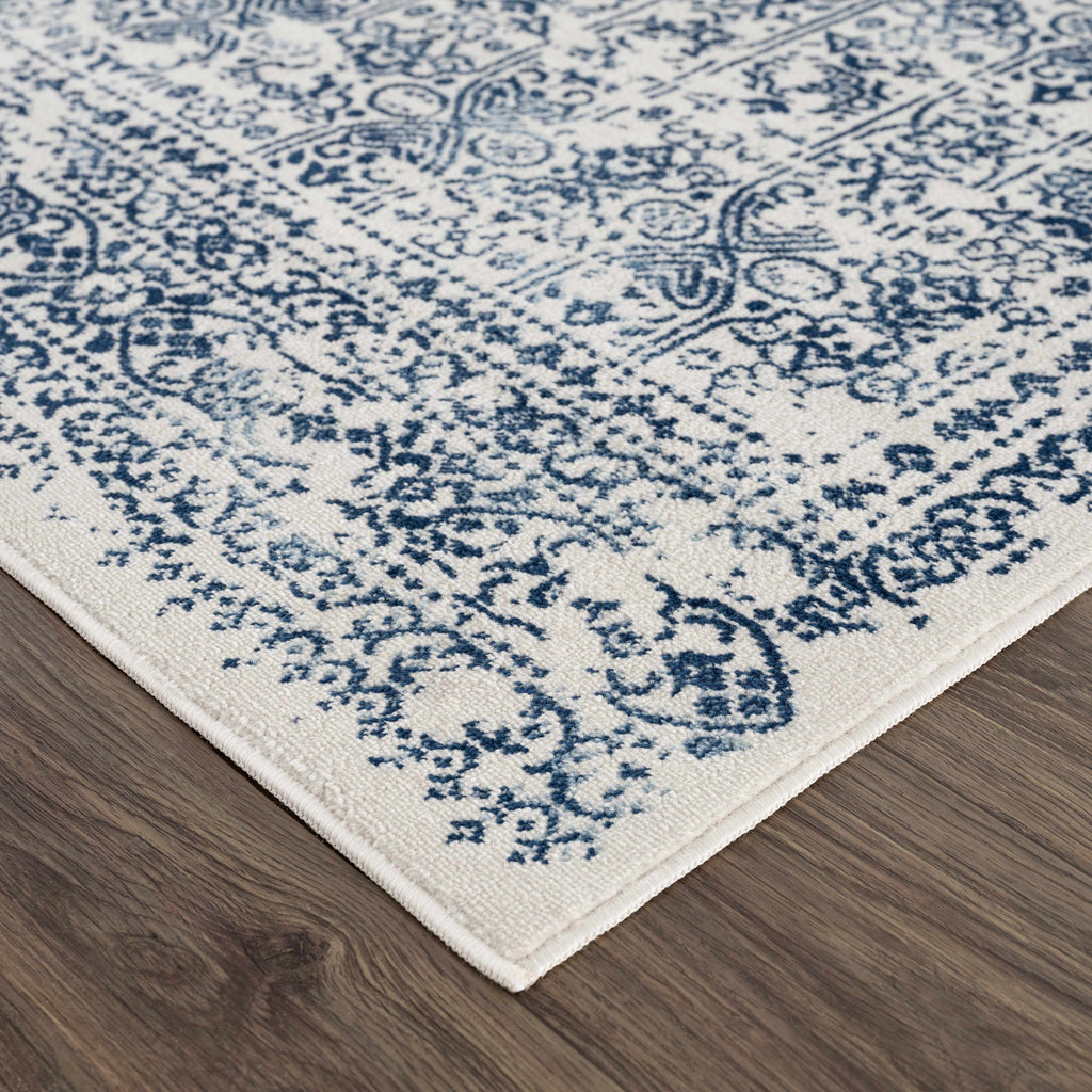 Hauteloom Chopwell CHOPW White Machine Made Polypropylene Rug
