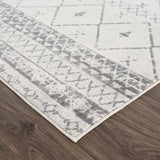 Hauteloom Newville NEWV White Machine Made Polypropylene Rug