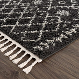Hauteloom Thetford THET Charcoal Machine Made Polypropylene Rug