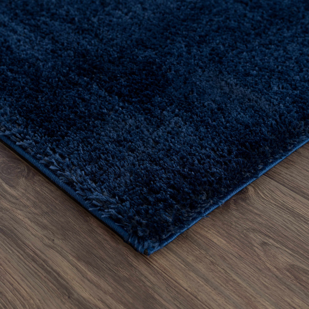Hauteloom Heavenly HVL6209 Navy Blue Machine Made Polyester Rug