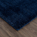 Hauteloom Heavenly HVL6209 Navy Blue Machine Made Polyester Rug