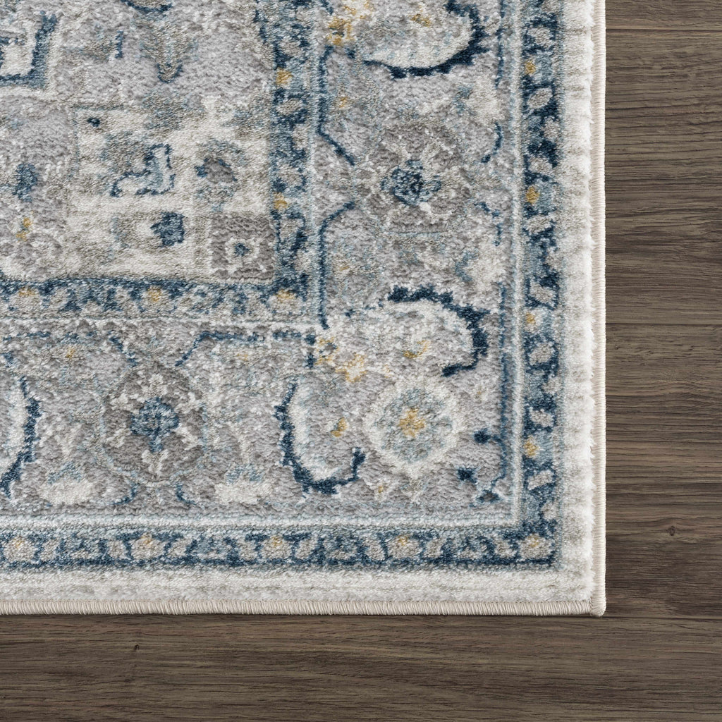 Hauteloom Liverpool LVP4114 Medium Gray Machine Made Polypropylene Rug