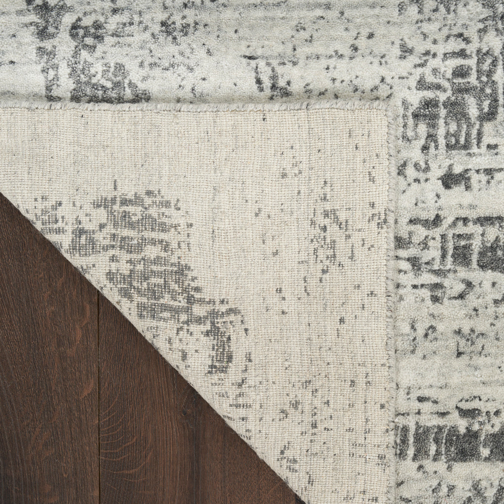 nourison harmony hay01 ivory charcoal rug
